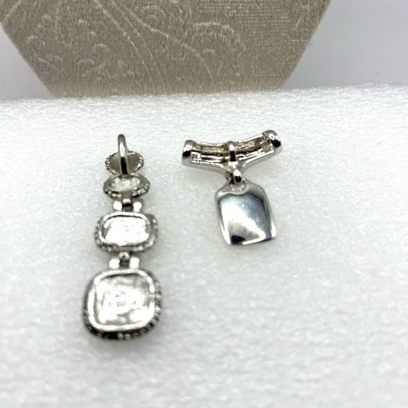 Lia Sofia black leather necklace silver pendant or Colorful Pendant Sliders - Picture 7 of 10